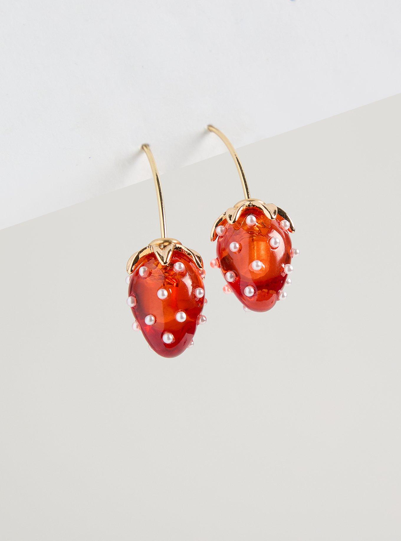 Strawberry Statement Earring