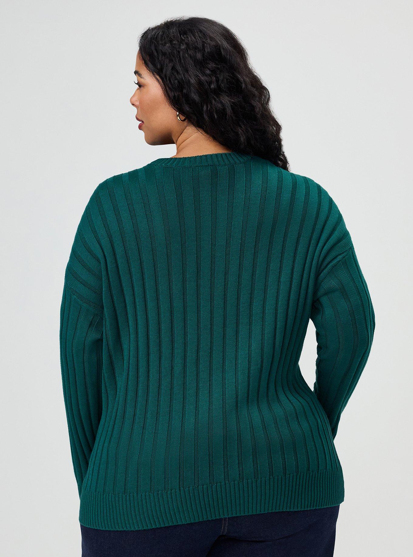 Ribbed Cardigan, BOTANICAL GARDEN, alternate