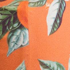 Retro Chic Peplum Sweetheart Top, ORANGE GROVES APRICOT ORANGE, swatch