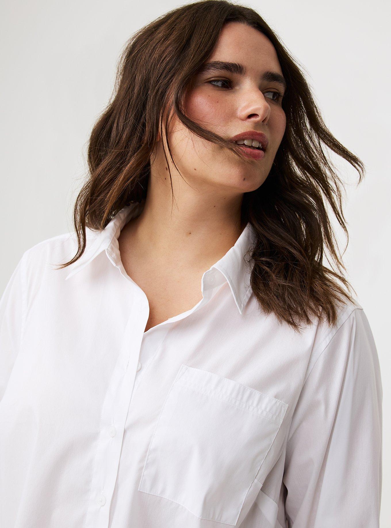 Lizzie Studio Poplin Button-Up Shirt