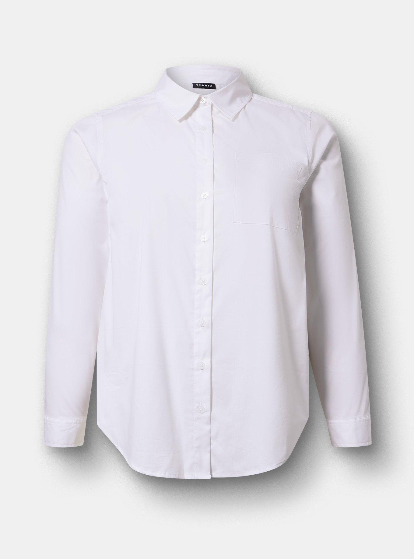Plus Size - Lizzie Poplin Button-Up Shirt - Torrid