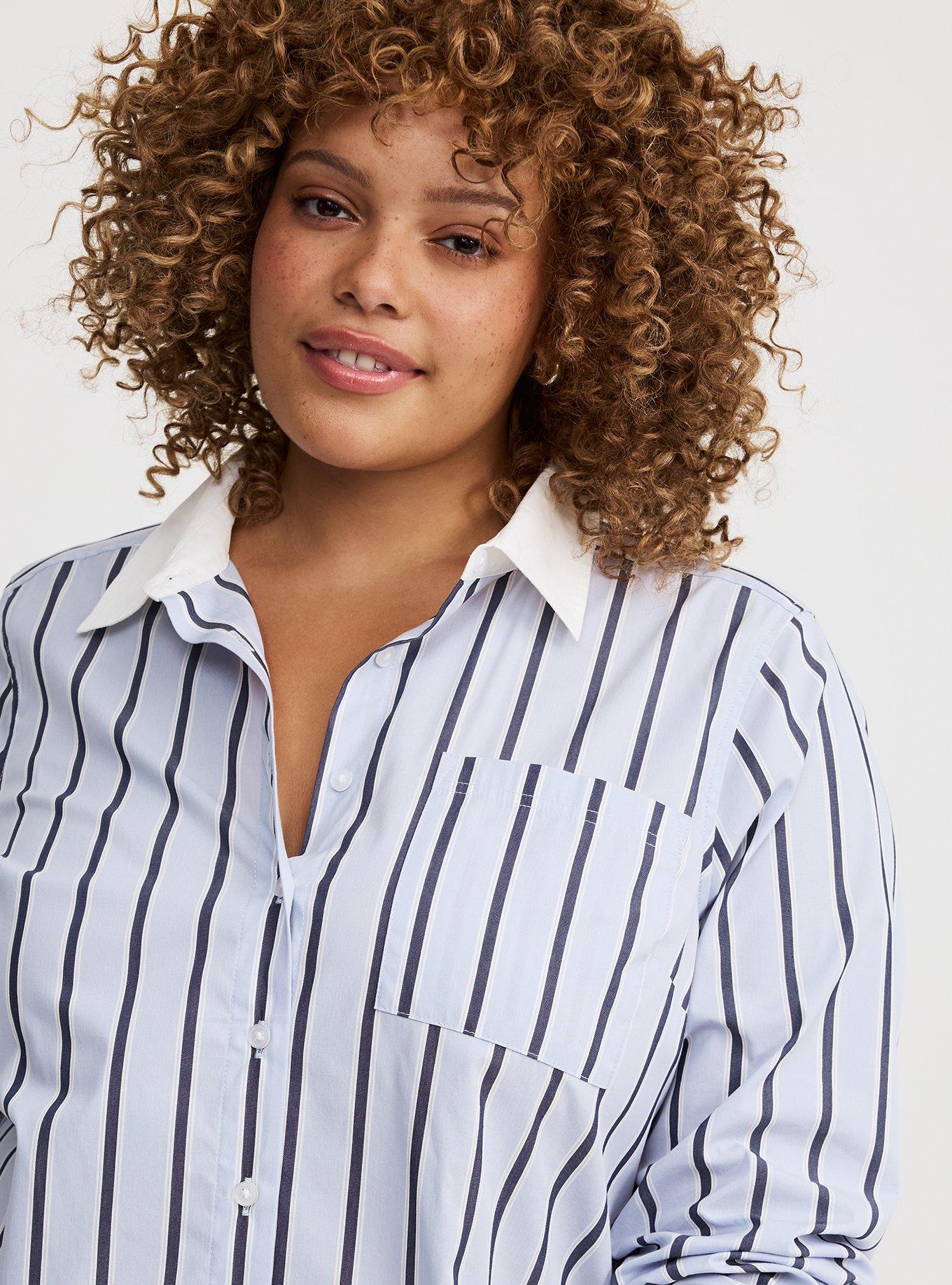 Lizzie Poplin Button-Up Shirt