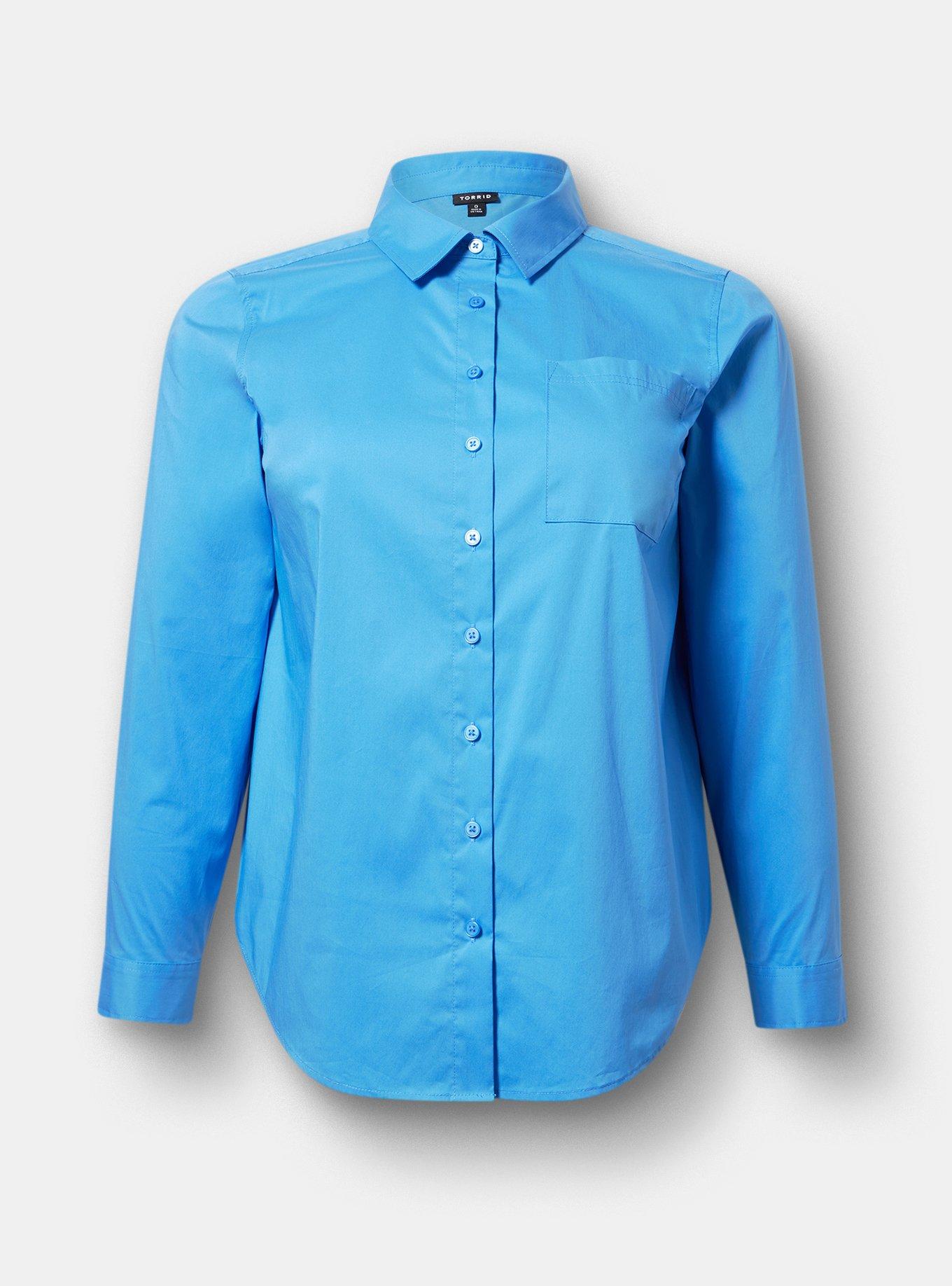 Lizzie Poplin Button-Up Shirt, REGATTA, hi-res