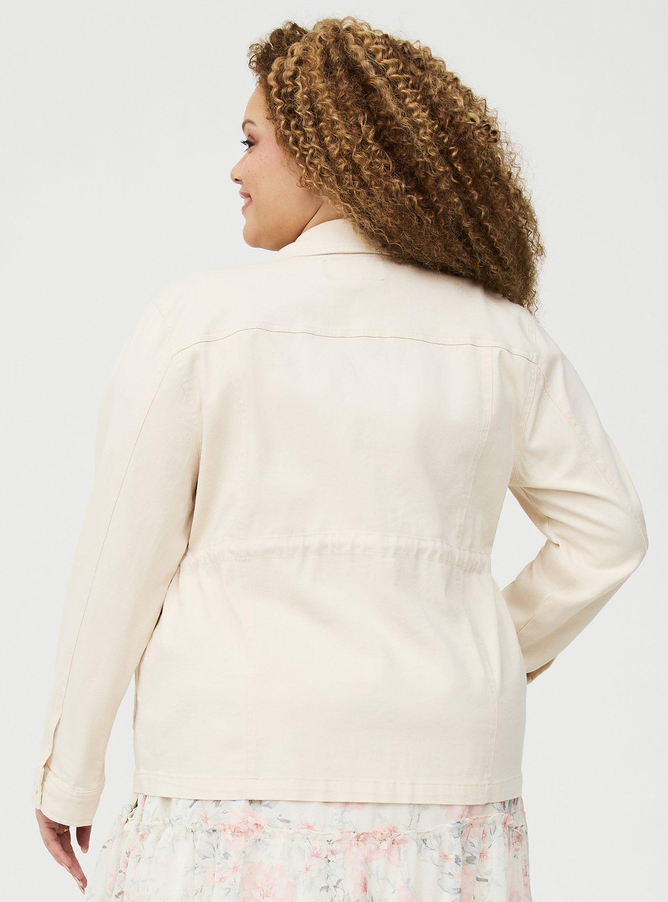 Twill Anorak Jacket, BIRCH, alternate