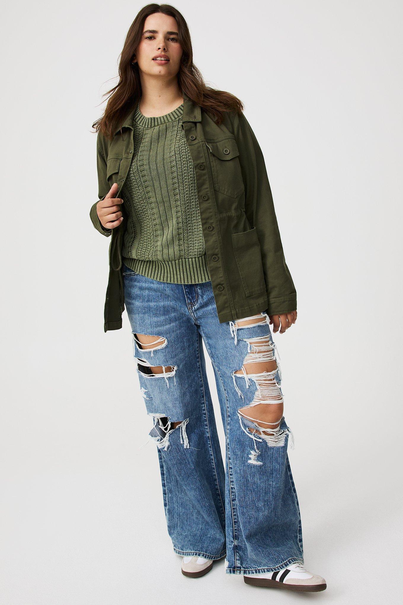 Twill Anorak Trucker Jacket