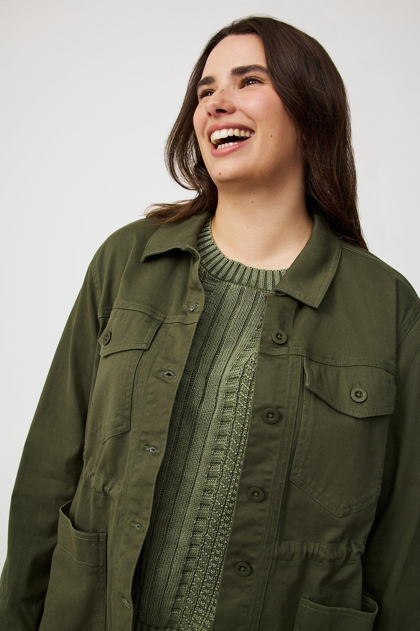 Twill Anorak Trucker Jacket