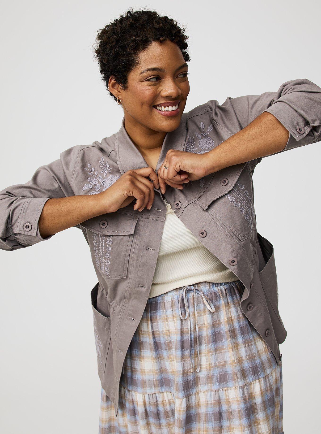 Twill Anorak Trucker Jacket
