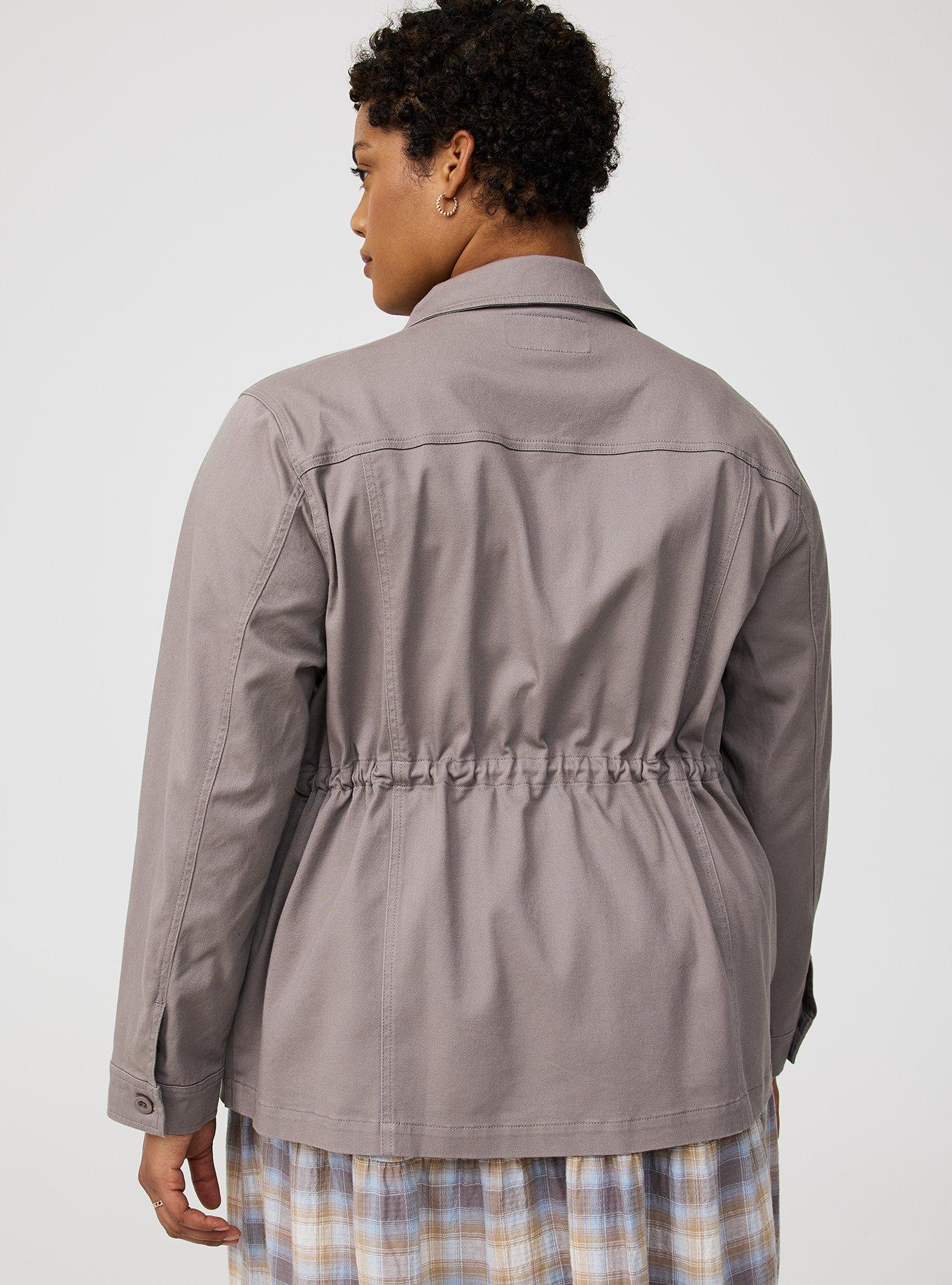 Twill Anorak Trucker Jacket