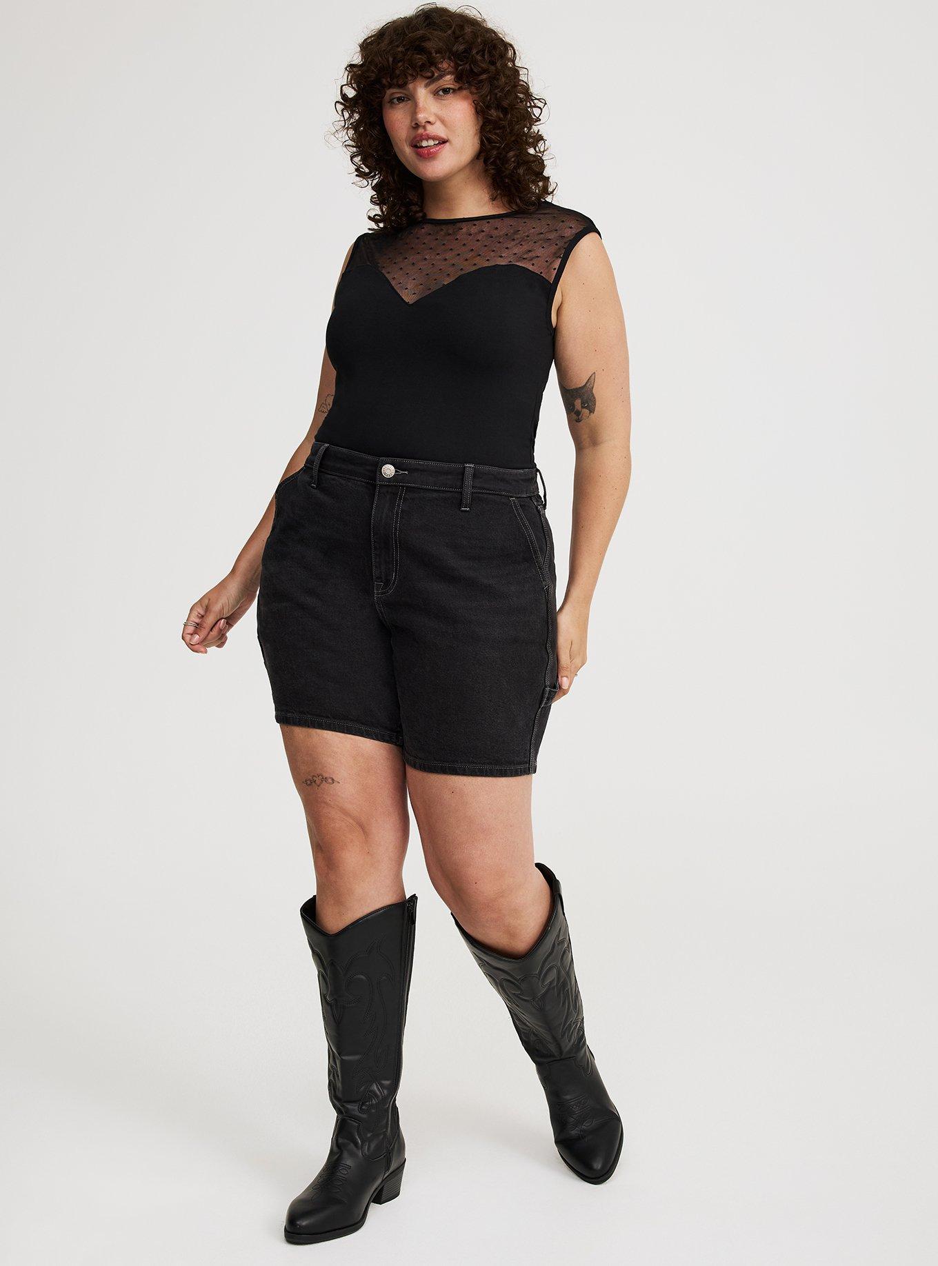 Foxy Mesh Sweetheart Tank