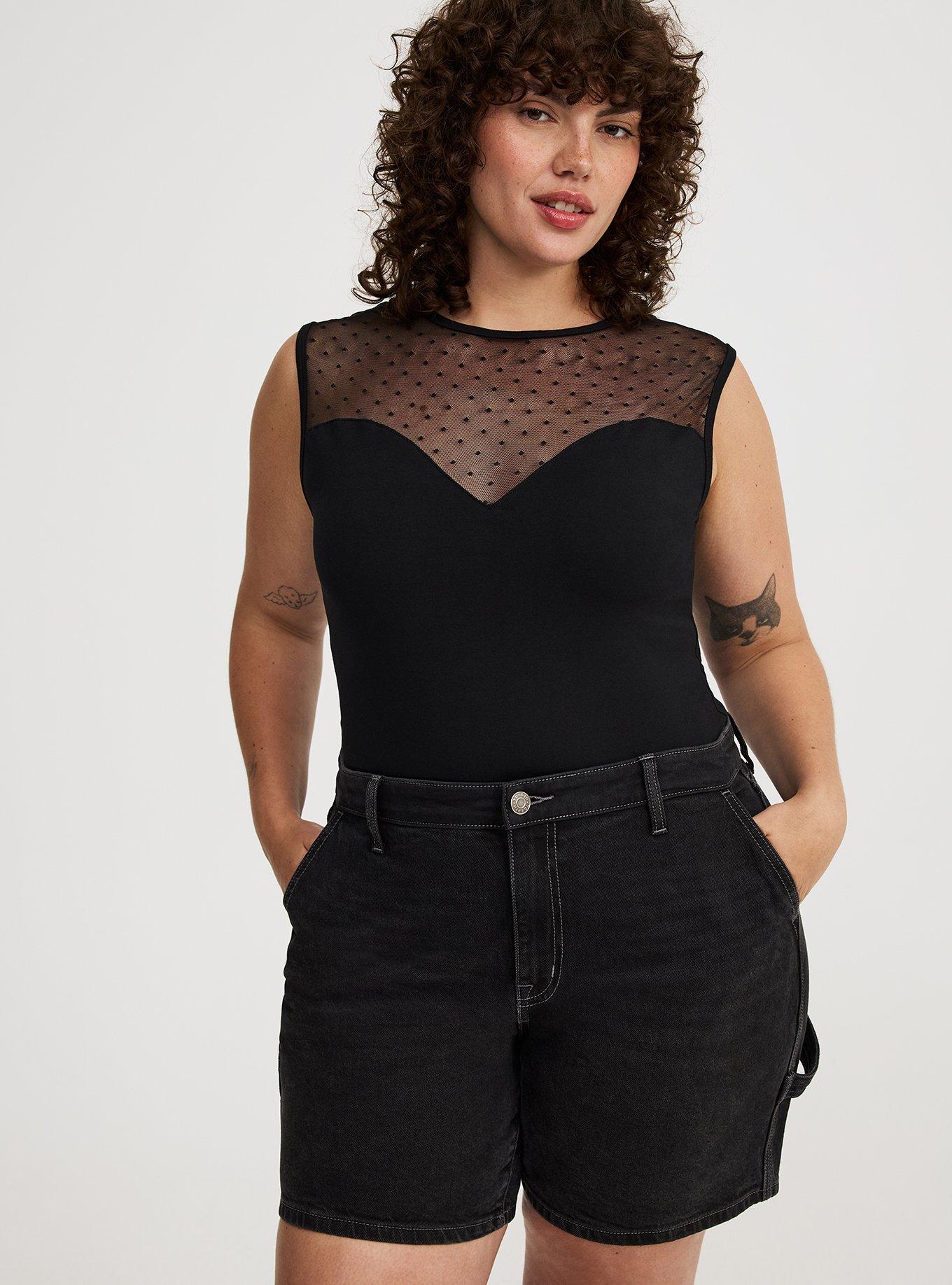 Foxy Mesh Sweetheart Tank