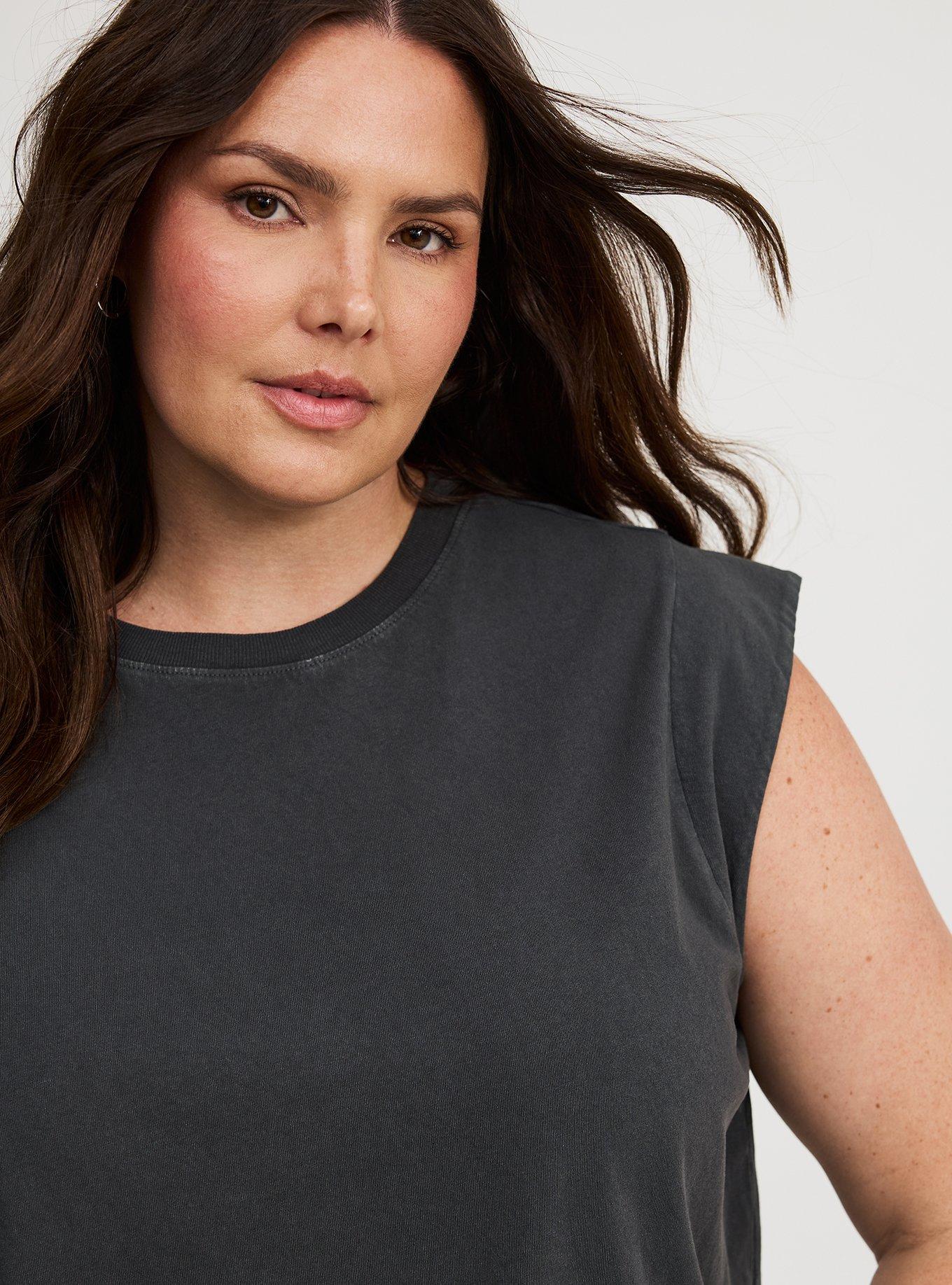 Crew Neck Dolman Tee