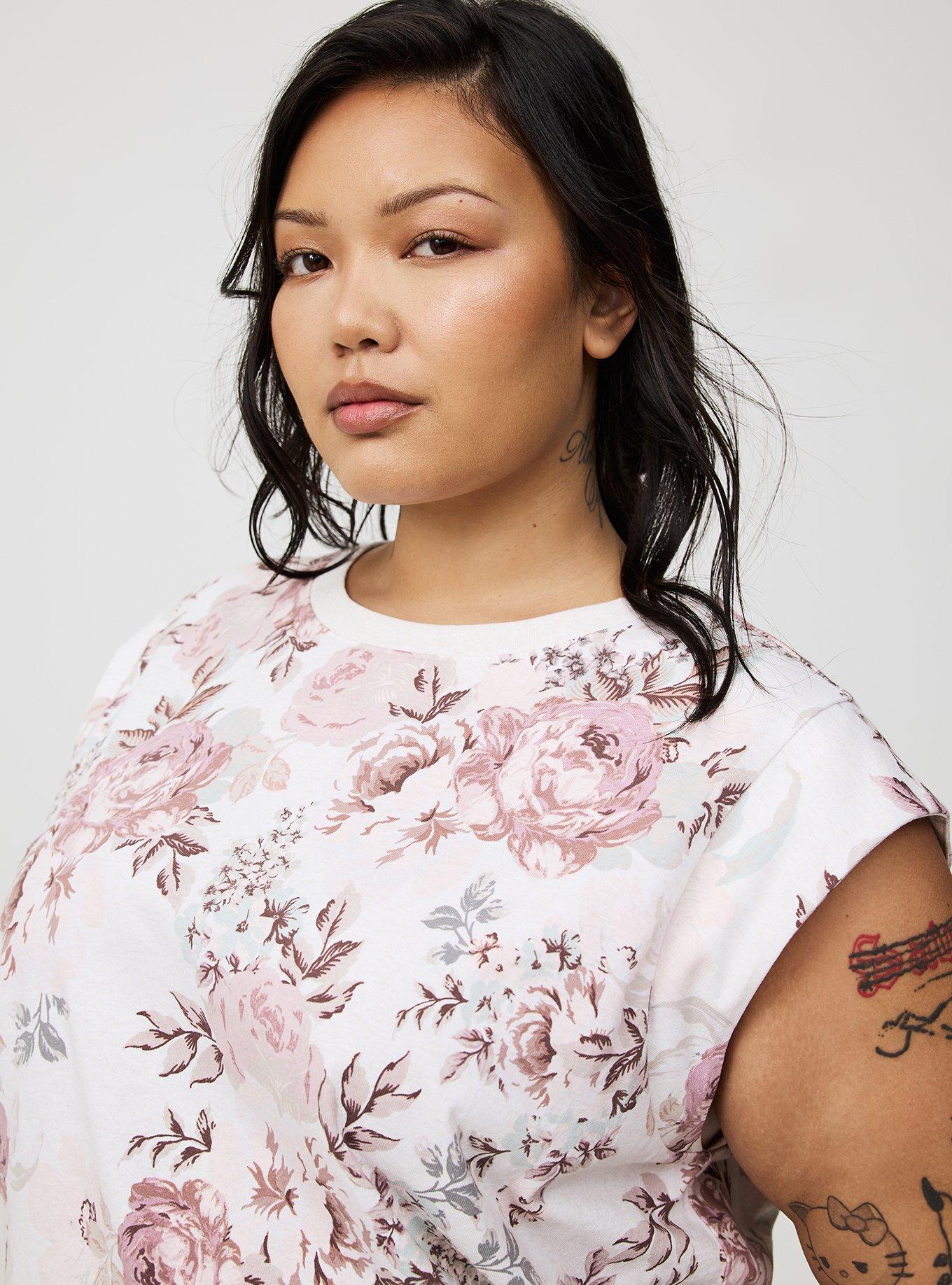 Crew Neck Dolman Tee