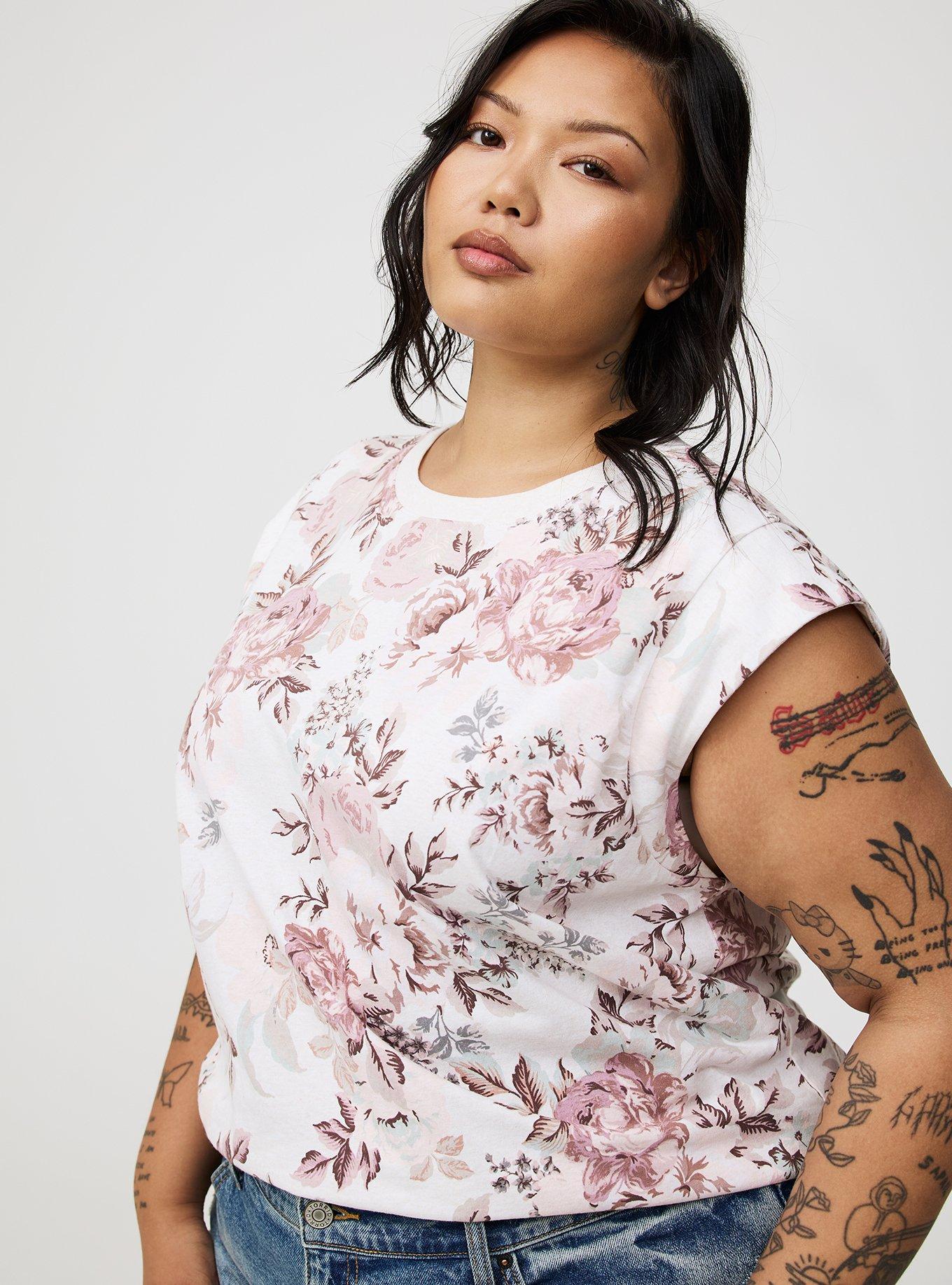 Crew Neck Dolman Tee