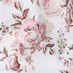 Plus Size Crew Neck Dolman Tee, SHEER FLORAL HEATHER OATMEAL, swatch