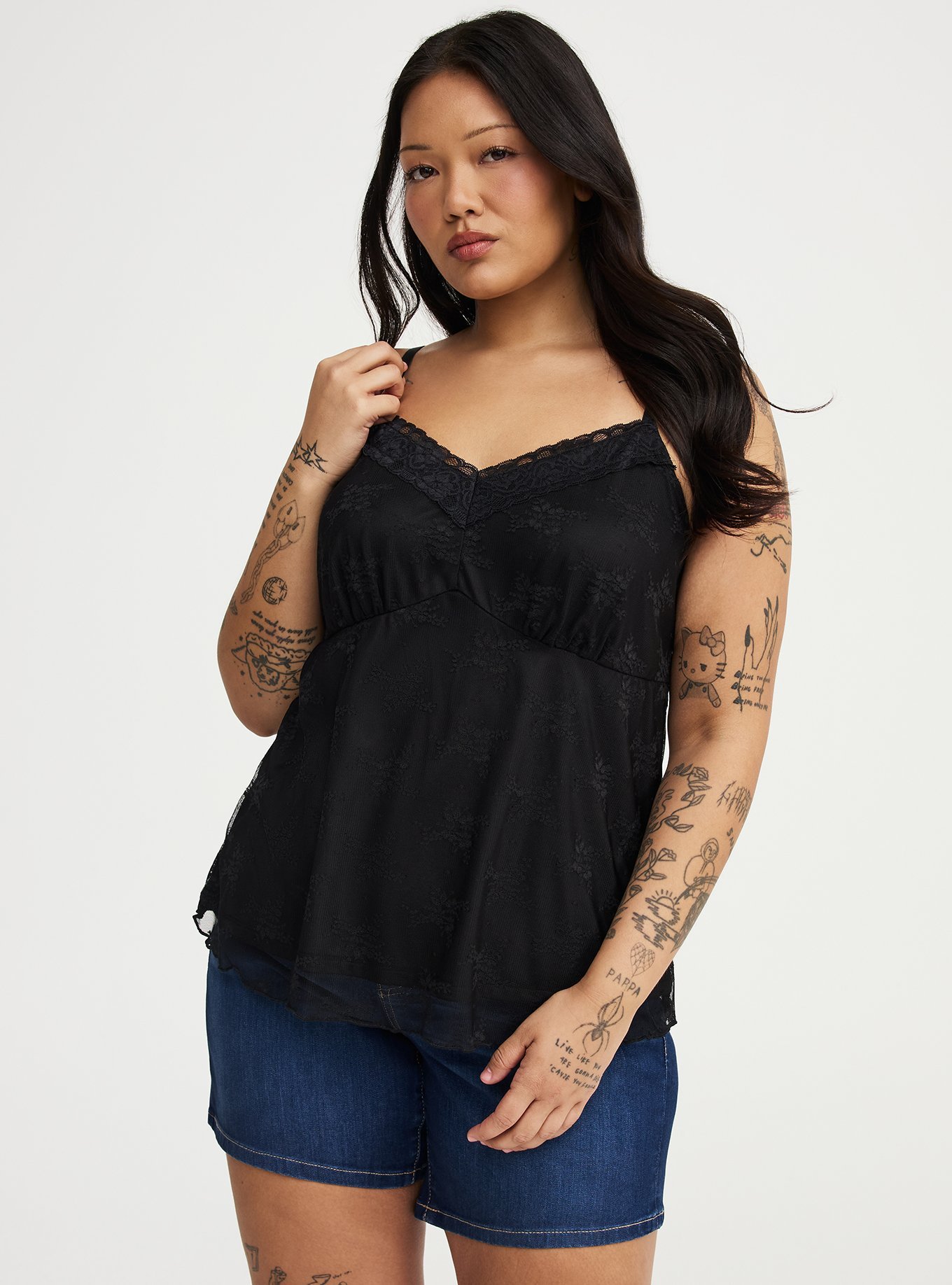 Plus Size - Lace Sweetheart Cami - Torrid