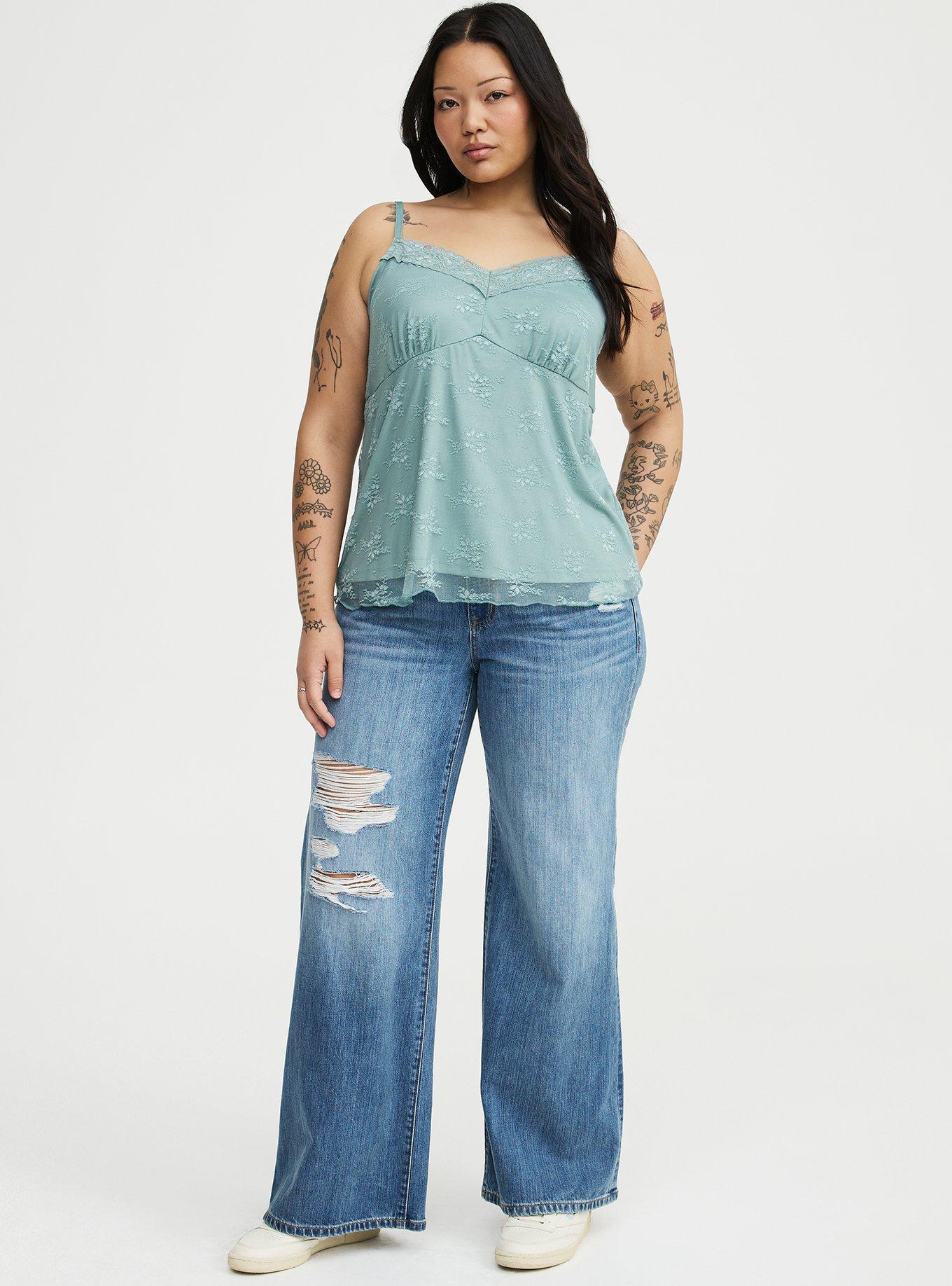 Lace Sweetheart Cami, GRAY MIST, alternate