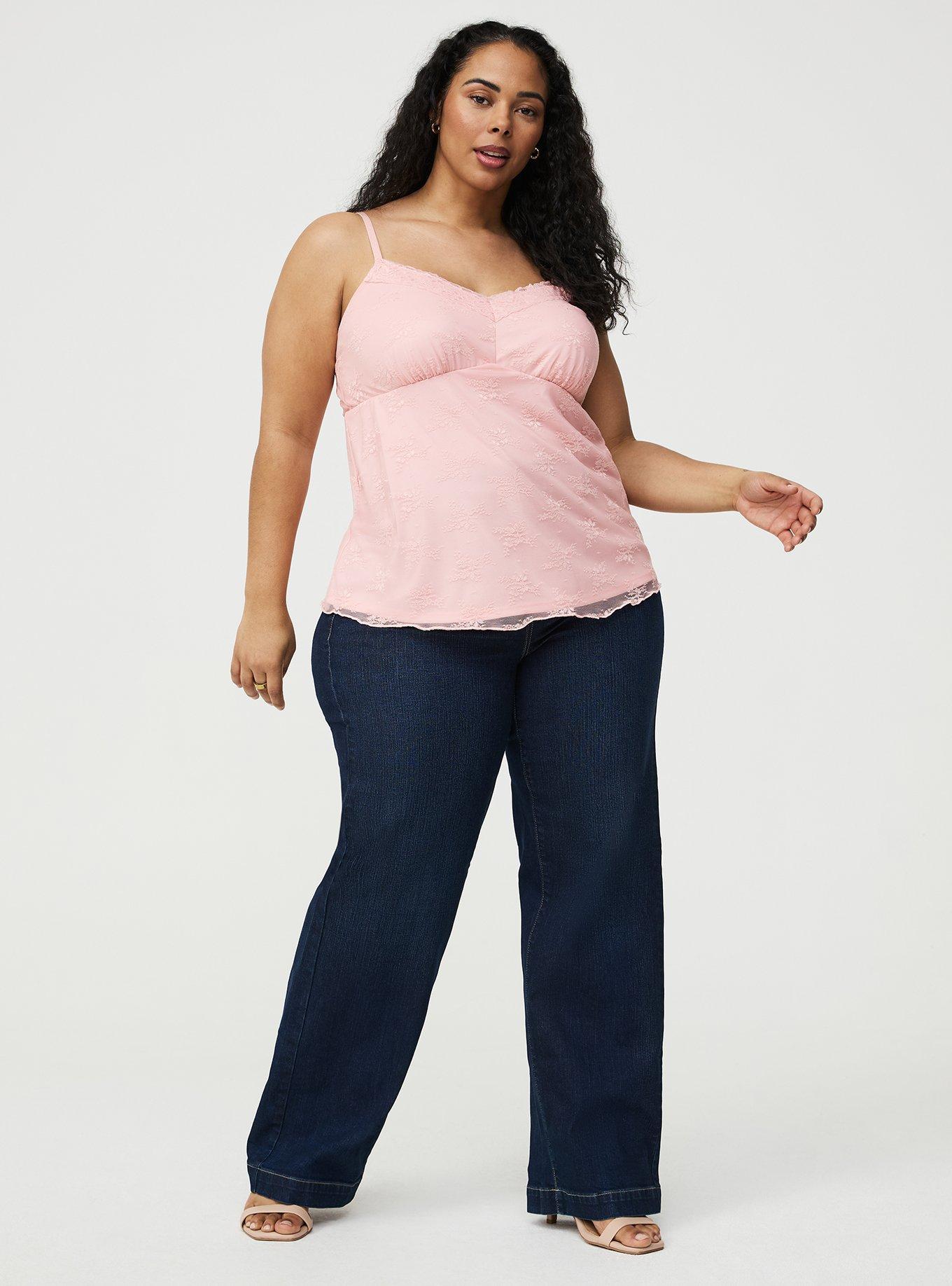 Lace Sweetheart Cami, SILVER PINK, alternate