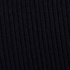 TRU Performance Rib Ruched Active Sports Bra, DEEP BLACK, swatch