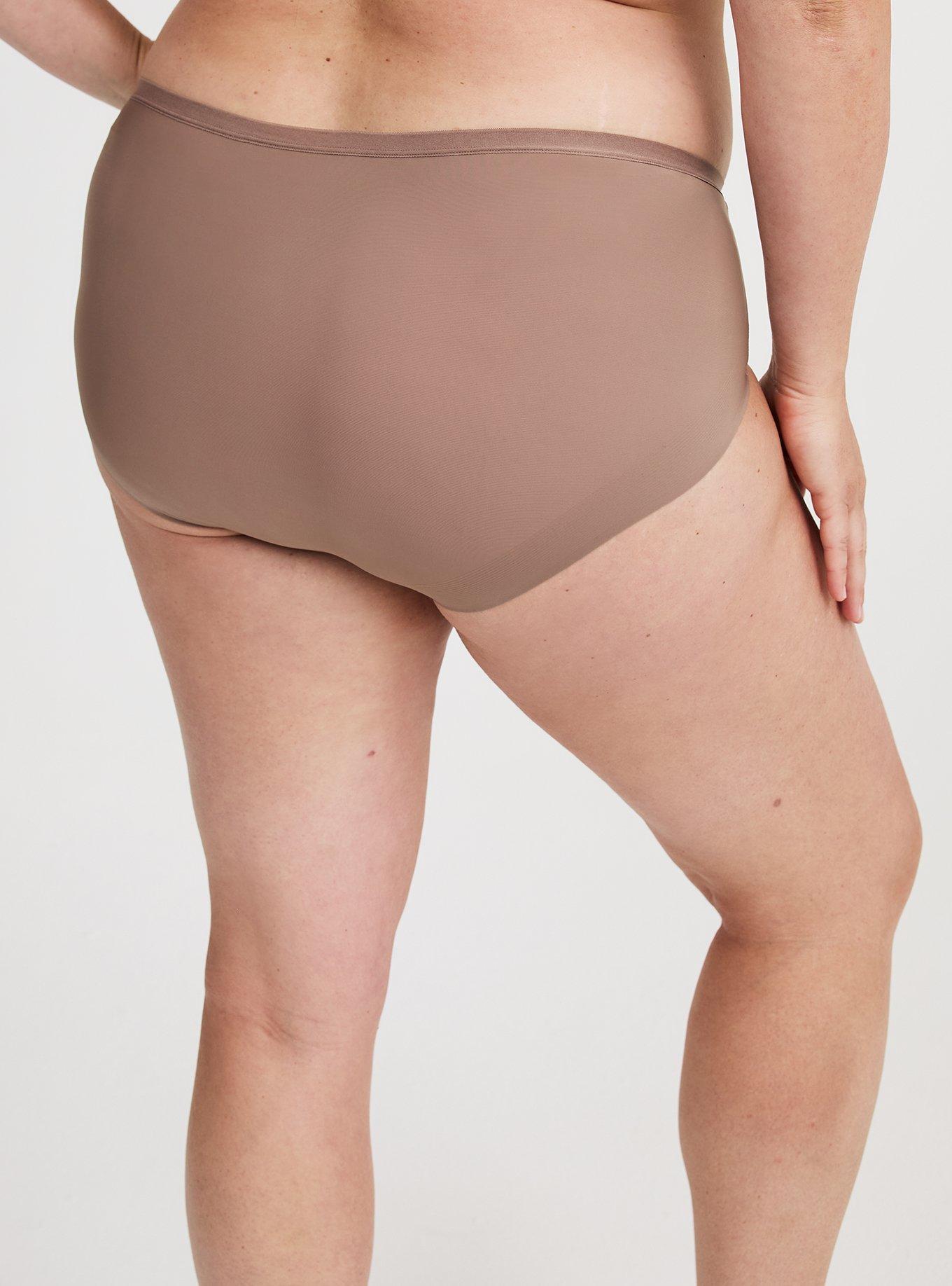 Microfiber Mid-Rise No Show Hipster Panty