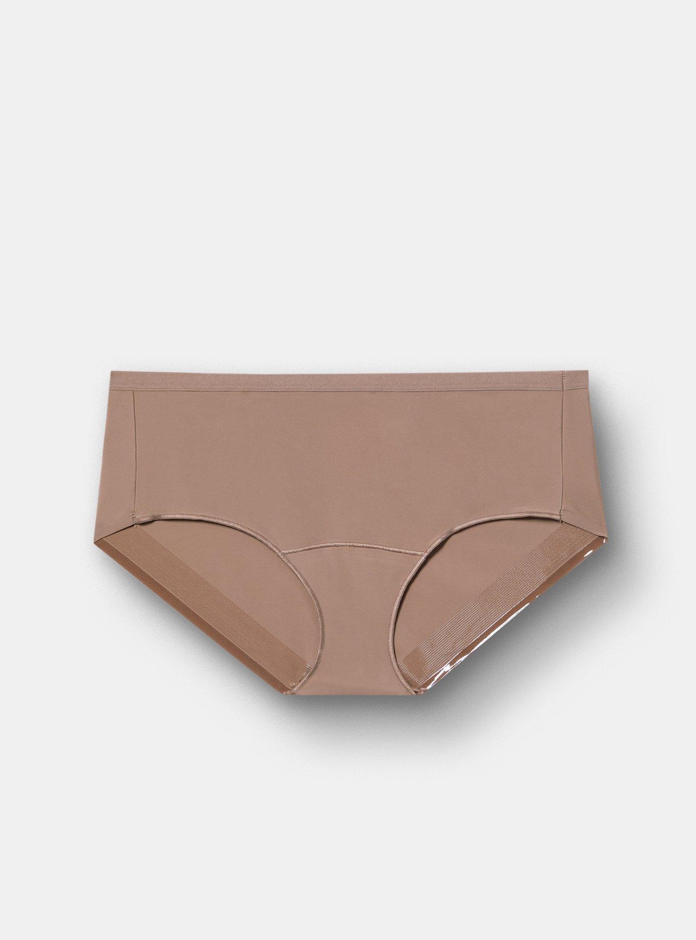 Microfiber Mid-Rise No Show Hipster Panty