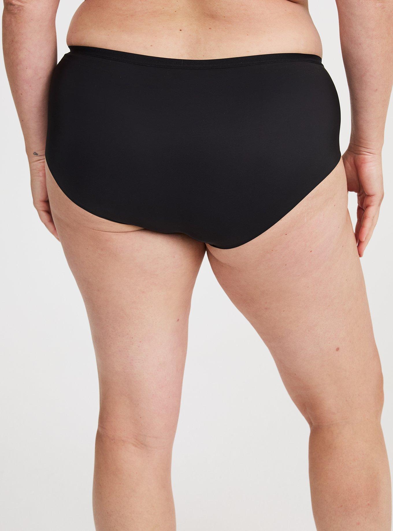 Microfiber Mid-Rise No Show Hipster Panty