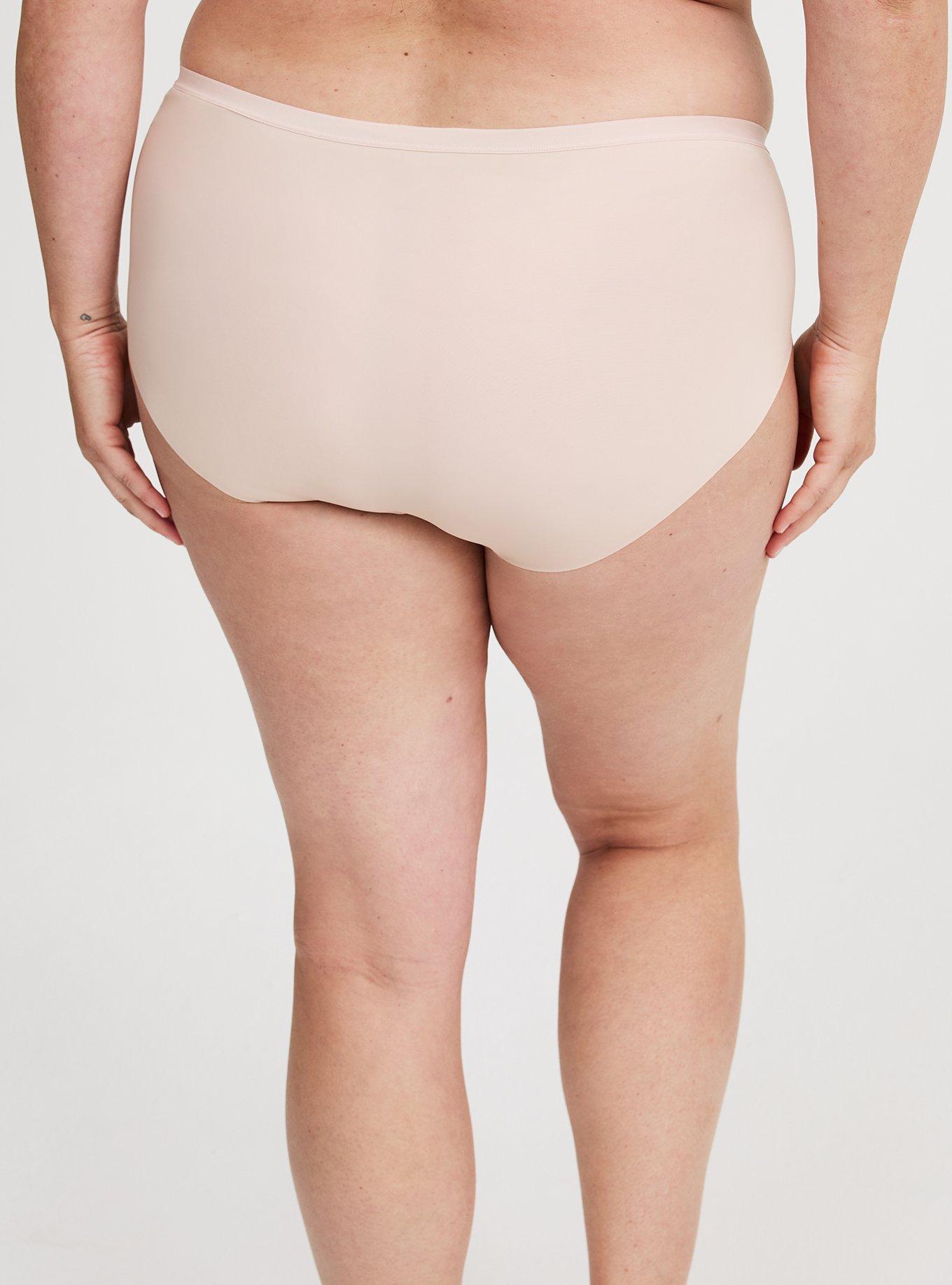 Microfiber Mid-Rise No Show Hipster Panty