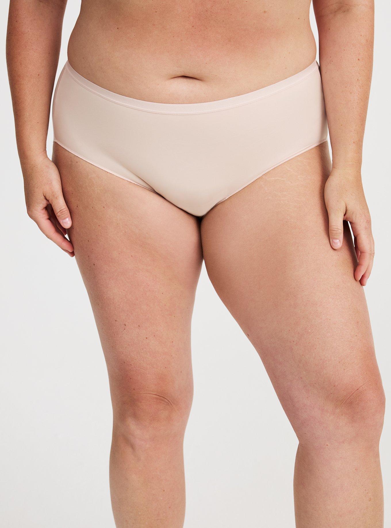 Microfiber Mid-Rise No Show Hipster Panty