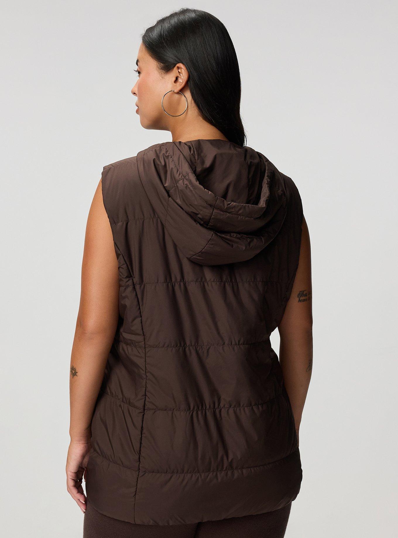Hooded Puffer Vest, JAVA, alternate
