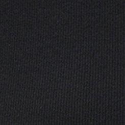 Plus Size Cotton Rib Henley Elbow Top, DEEP BLACK, swatch