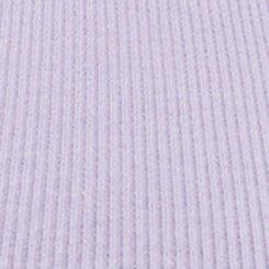 Plus Size Cotton Rib Henley Elbow Top, WISTERIA, swatch