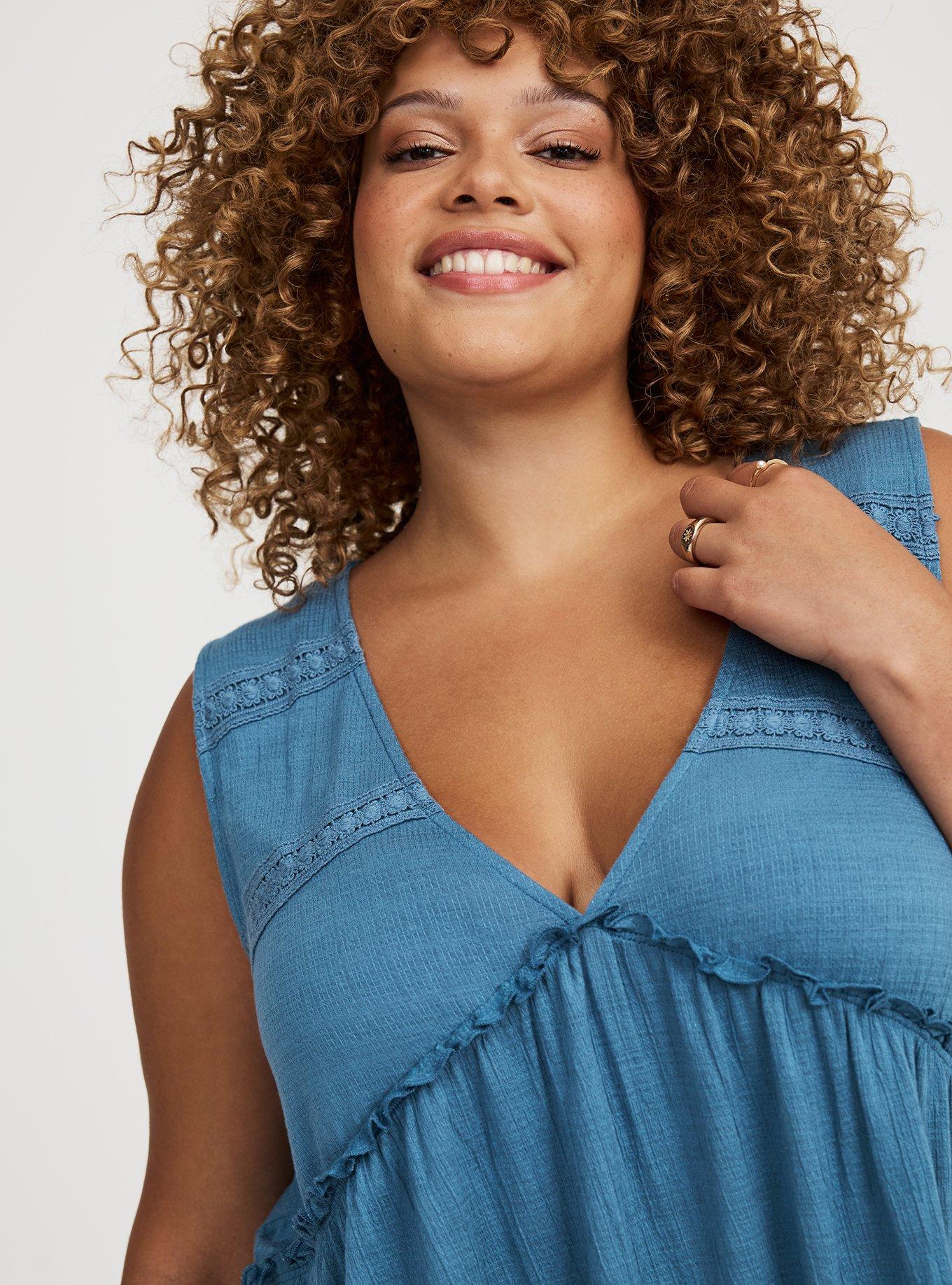 Shirred Tunic Tank