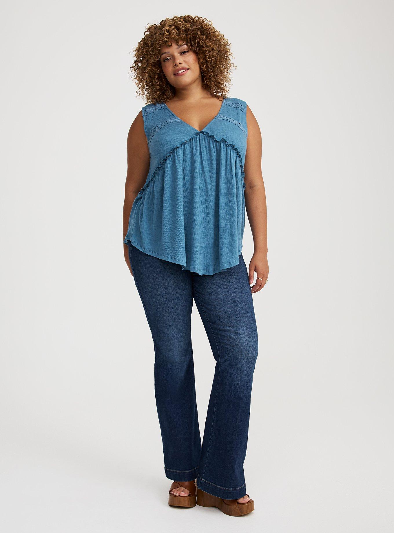 Shirred Tunic Tank