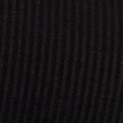 Super Soft Rib Henley Lounge Tank, DEEP BLACK, swatch