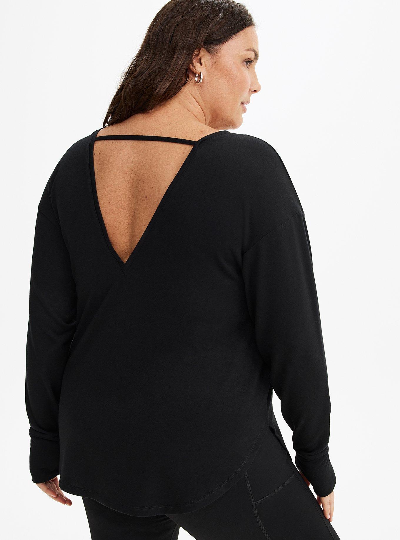 Lightweight French Terry Long Sleeve Active Top