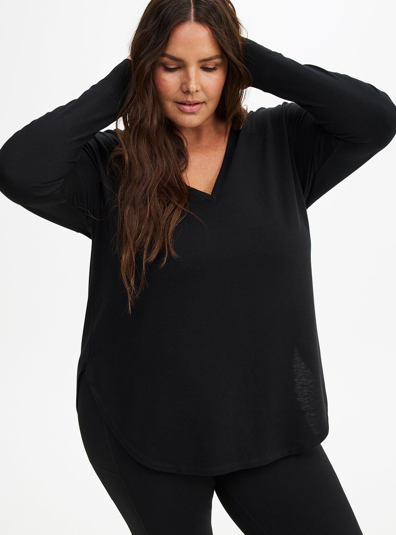 Lightweight French Terry Long Sleeve Active Top