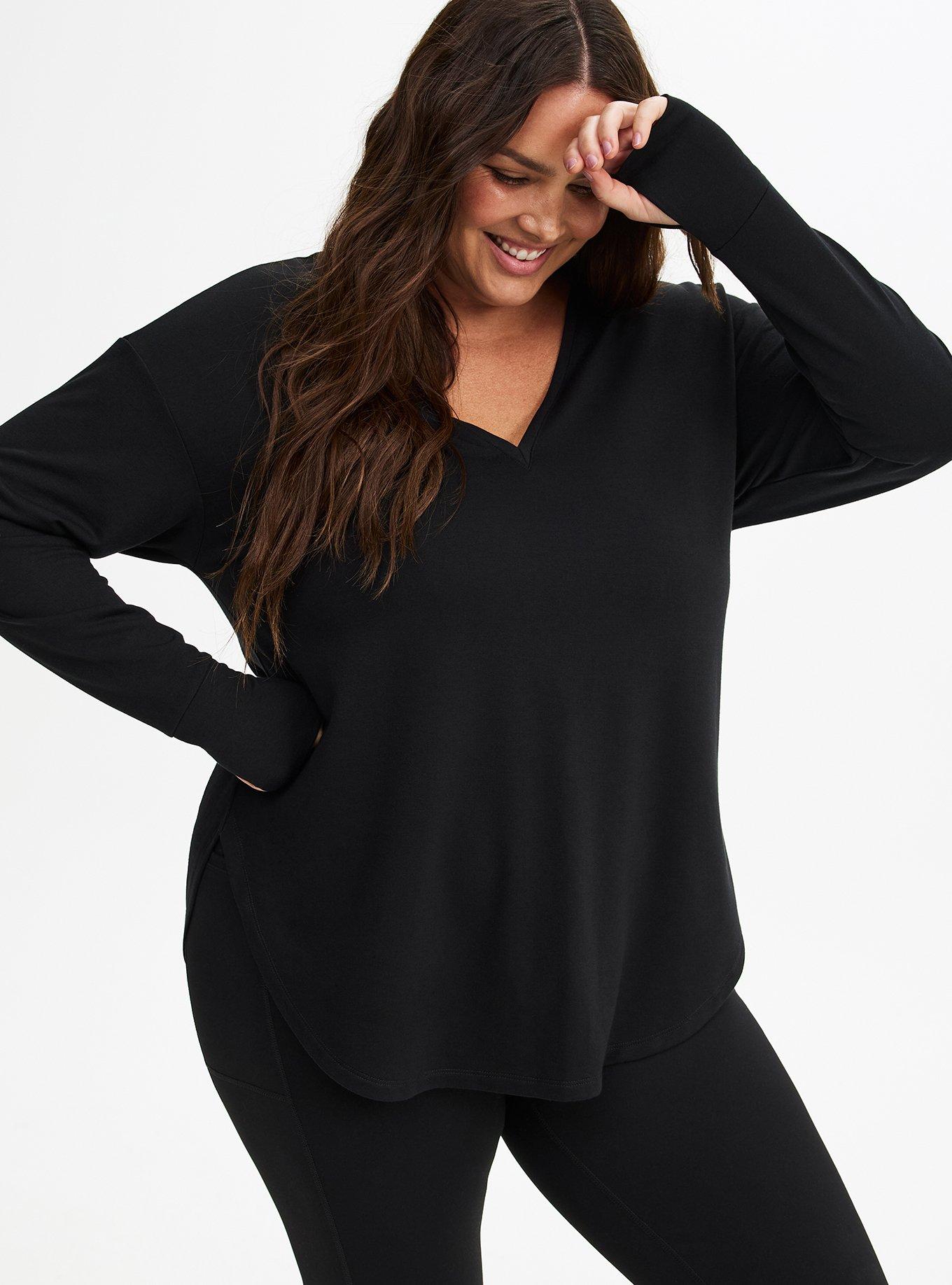 Lightweight French Terry Long Sleeve Active Top