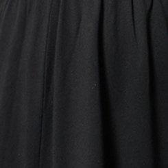 Shirred Waist Midi Dress, DEEP BLACK, swatch