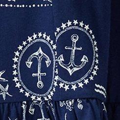 Shirred Waist Midi Dress, MARINE ROOM NAVY, swatch