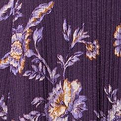Double-Slit Maxi Dress, LANA JACOBEAN PURPLE, swatch