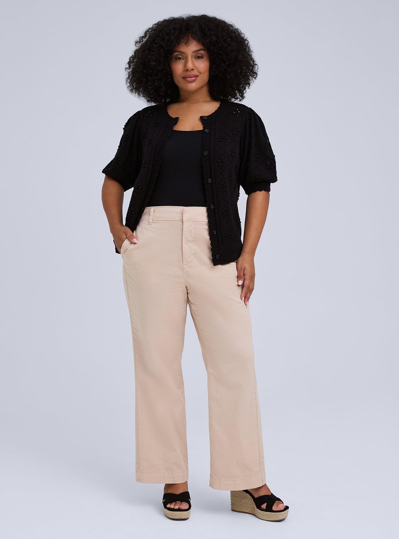 Belle Isle Scallop Edge Cardigan, DEEP BLACK, alternate