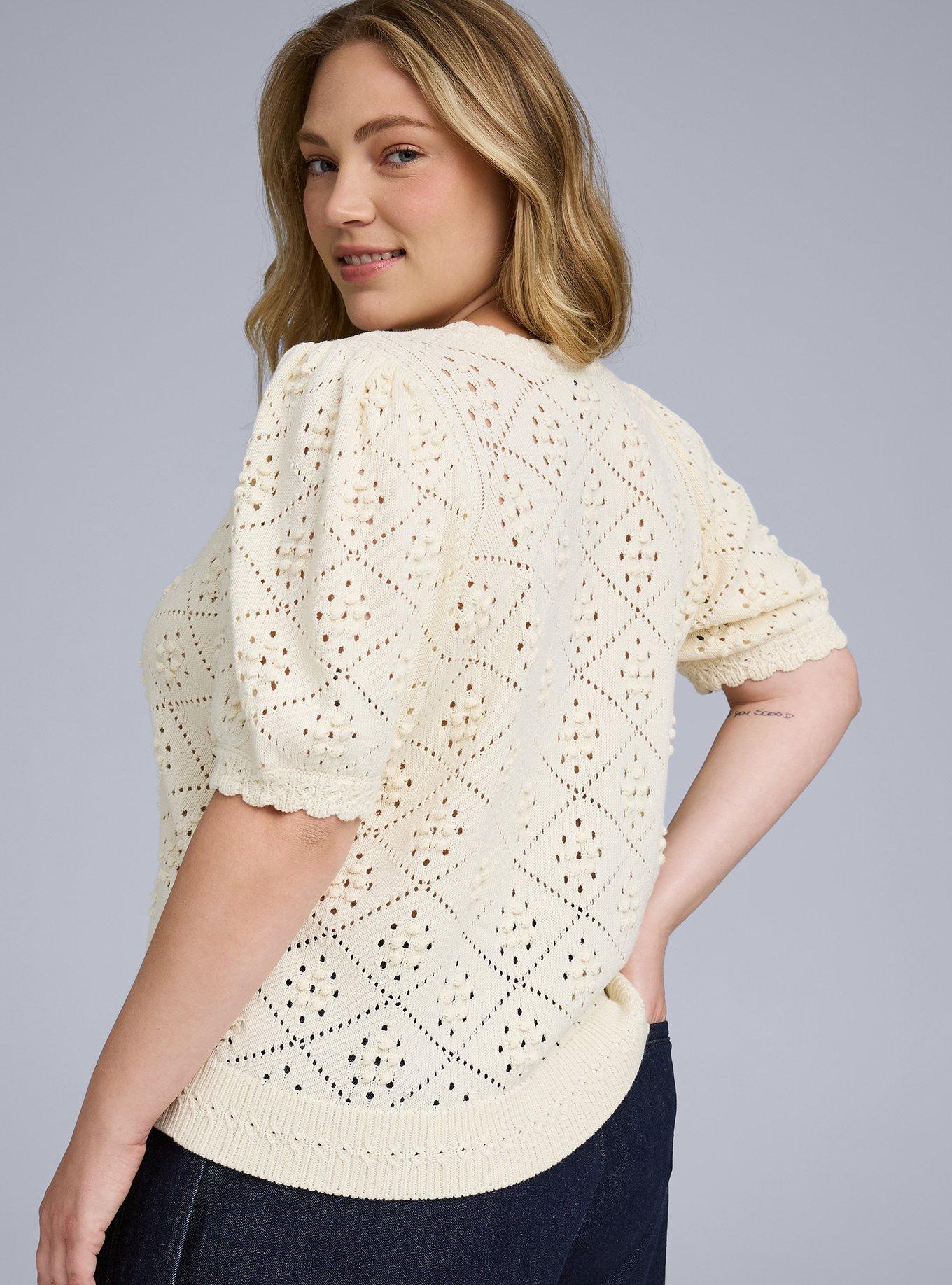 Belle Isle Scallop Edge Cardigan