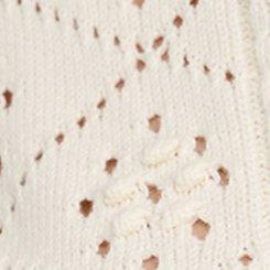Plus Size Belle Isle Scallop Edge Cardigan, WHISPER WHITE, swatch