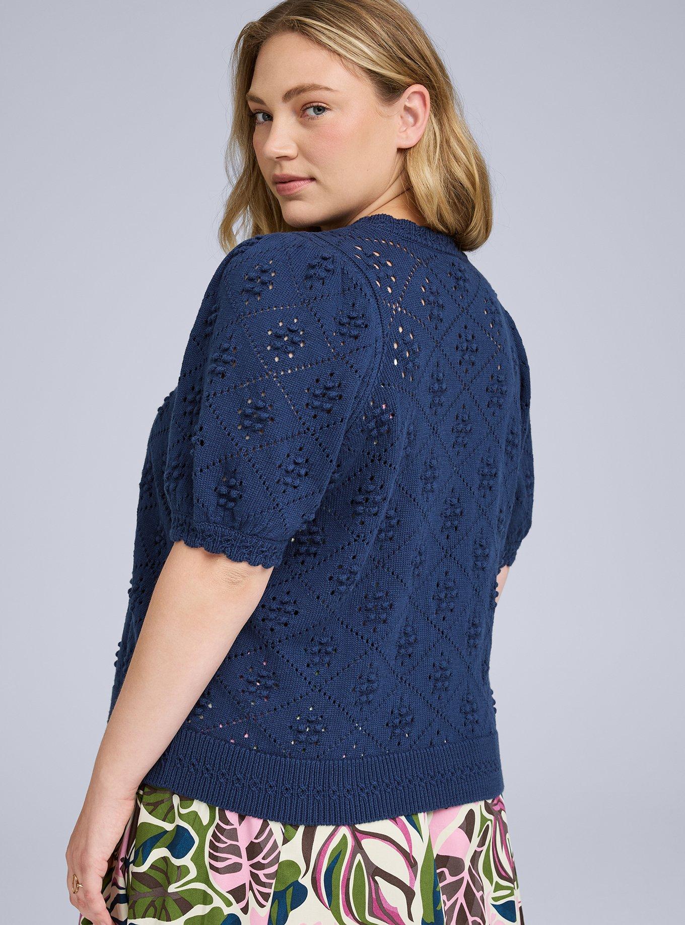 Belle Isle Scallop Edge Cardigan
