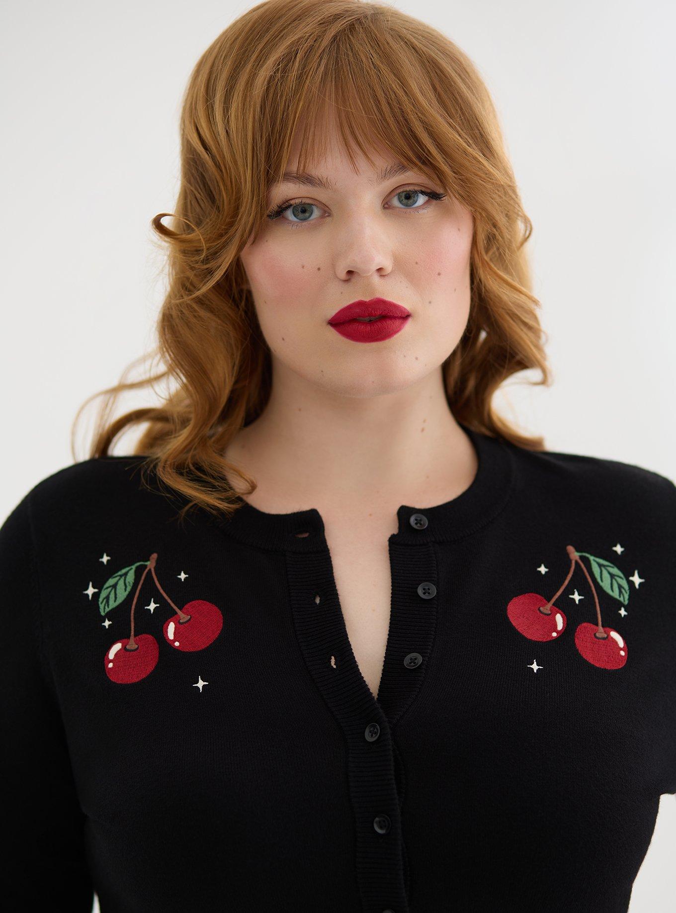 Retro Chic Embroidered Cardigan