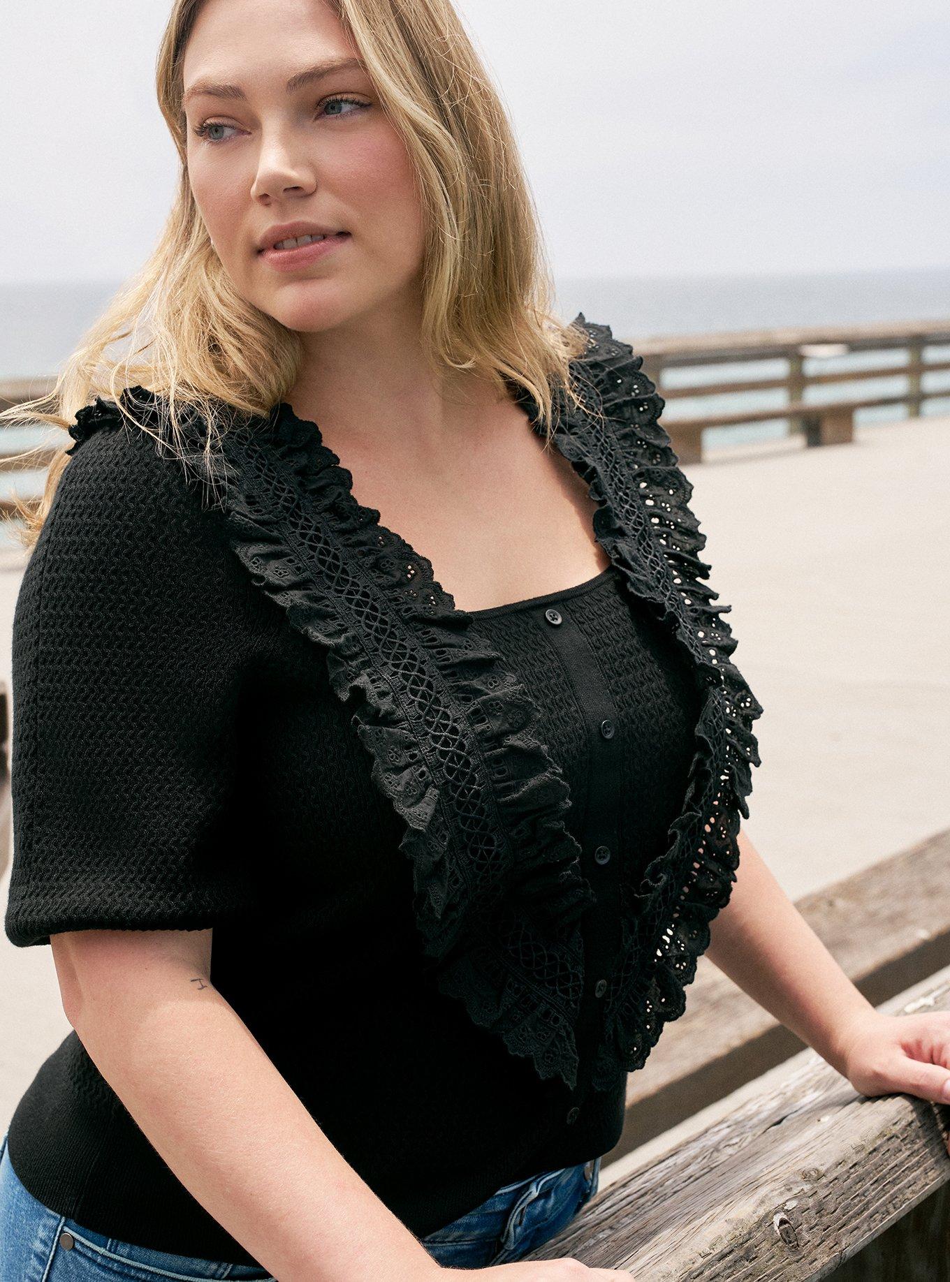 Belle Isle Ruffle Cardigan