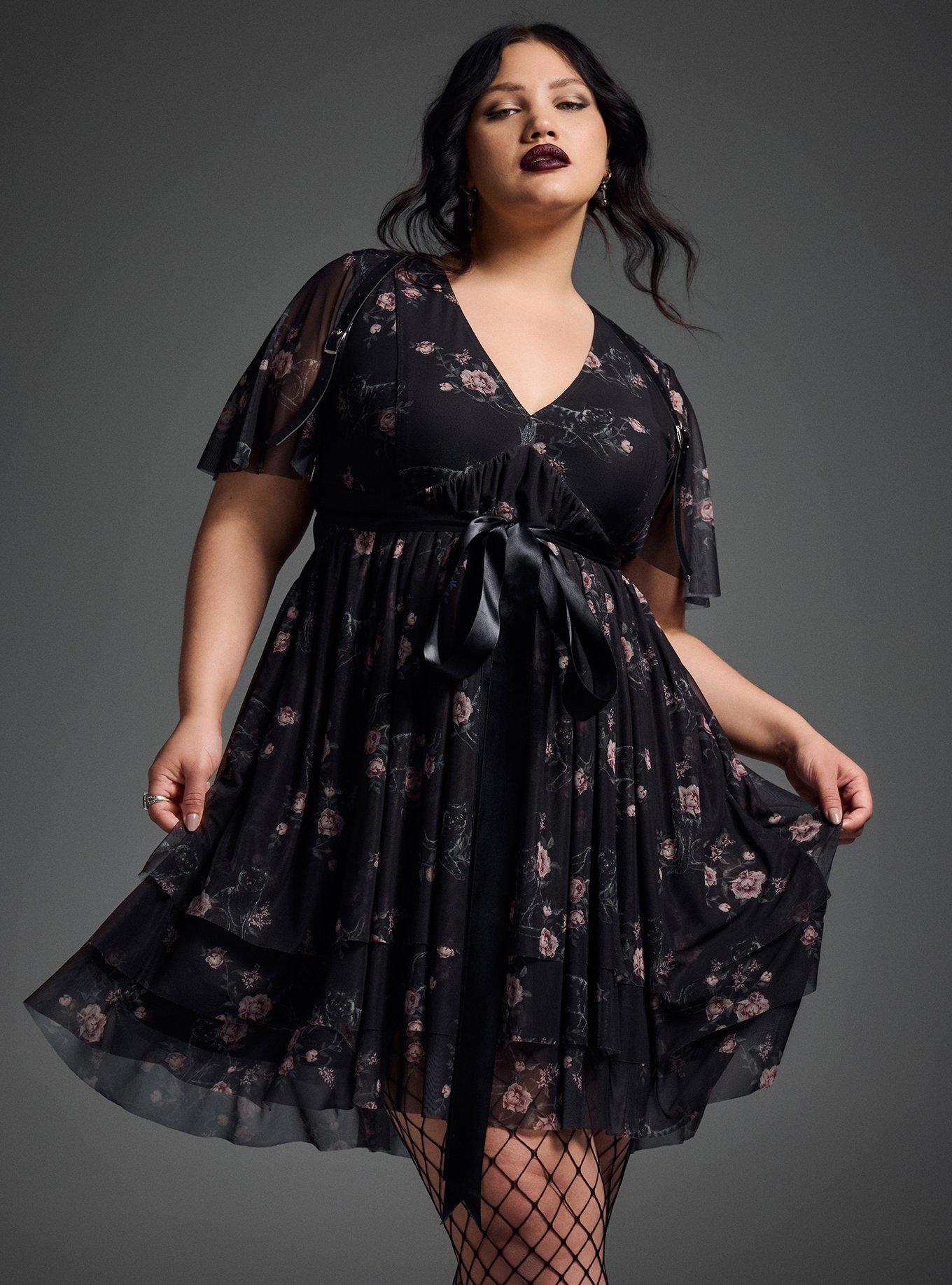 Nightfall Tiered Mini Dress