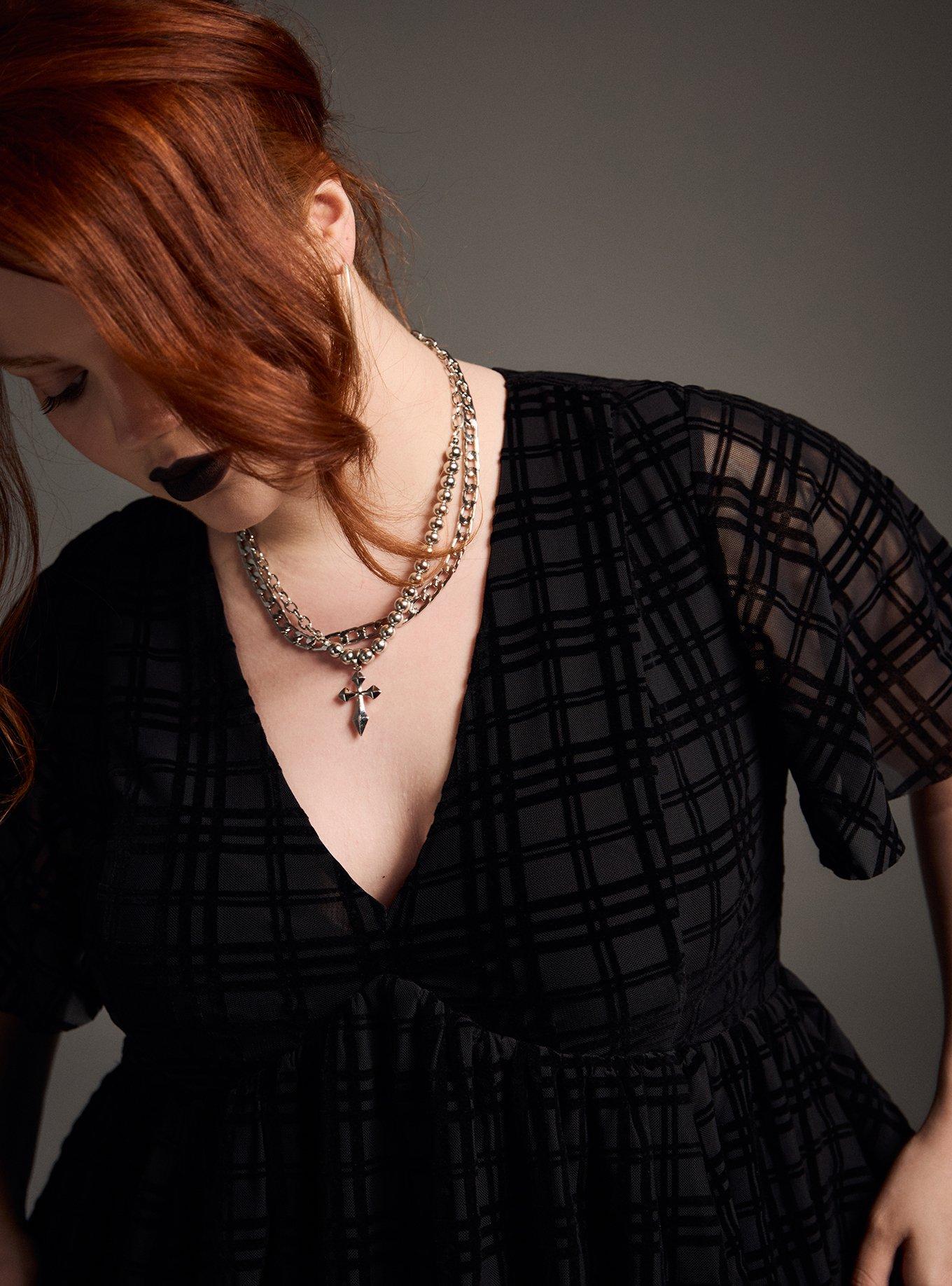 Nightfall Tiered Mini Dress