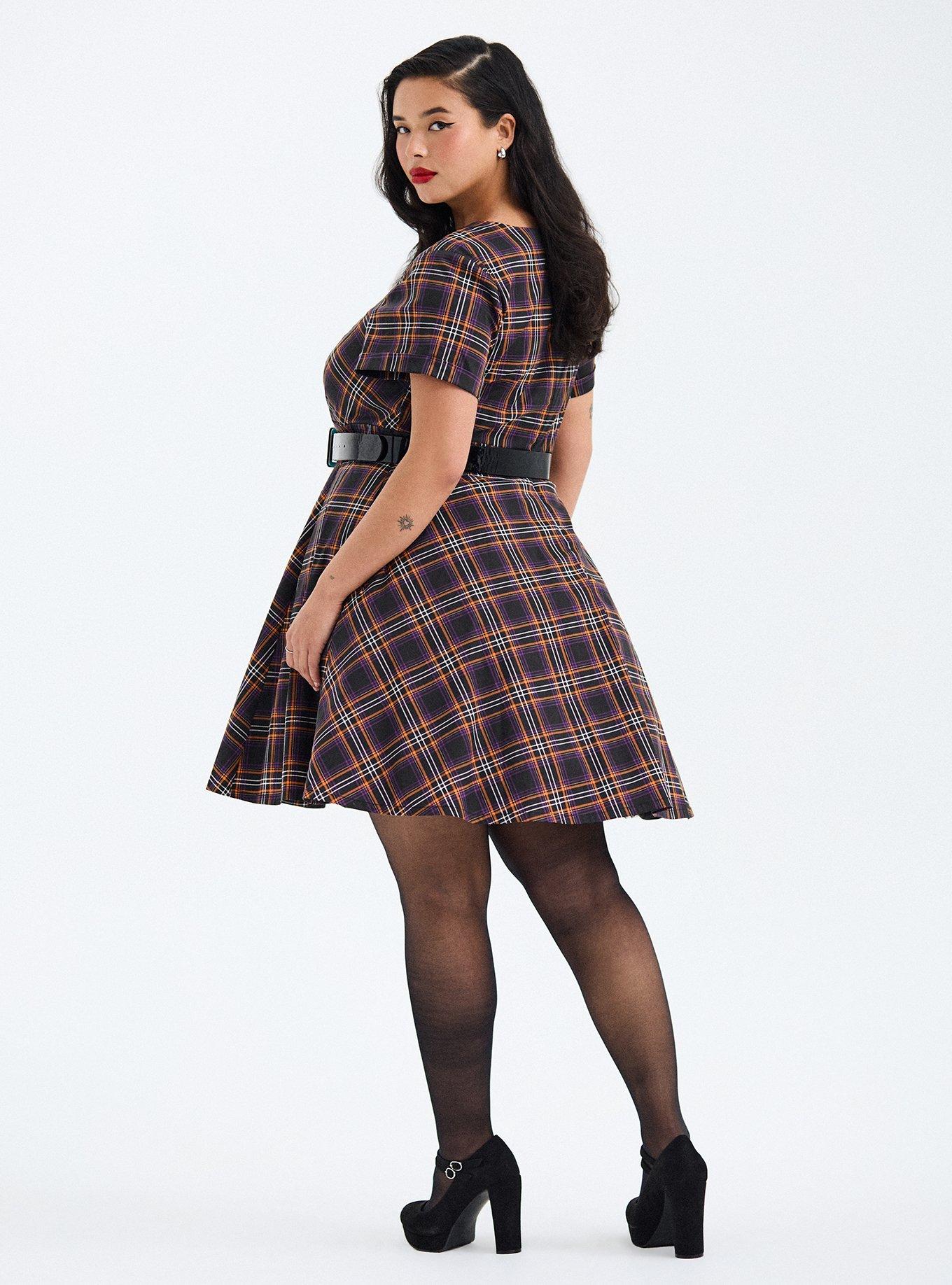 Retro Chic Surplice Mini Dress