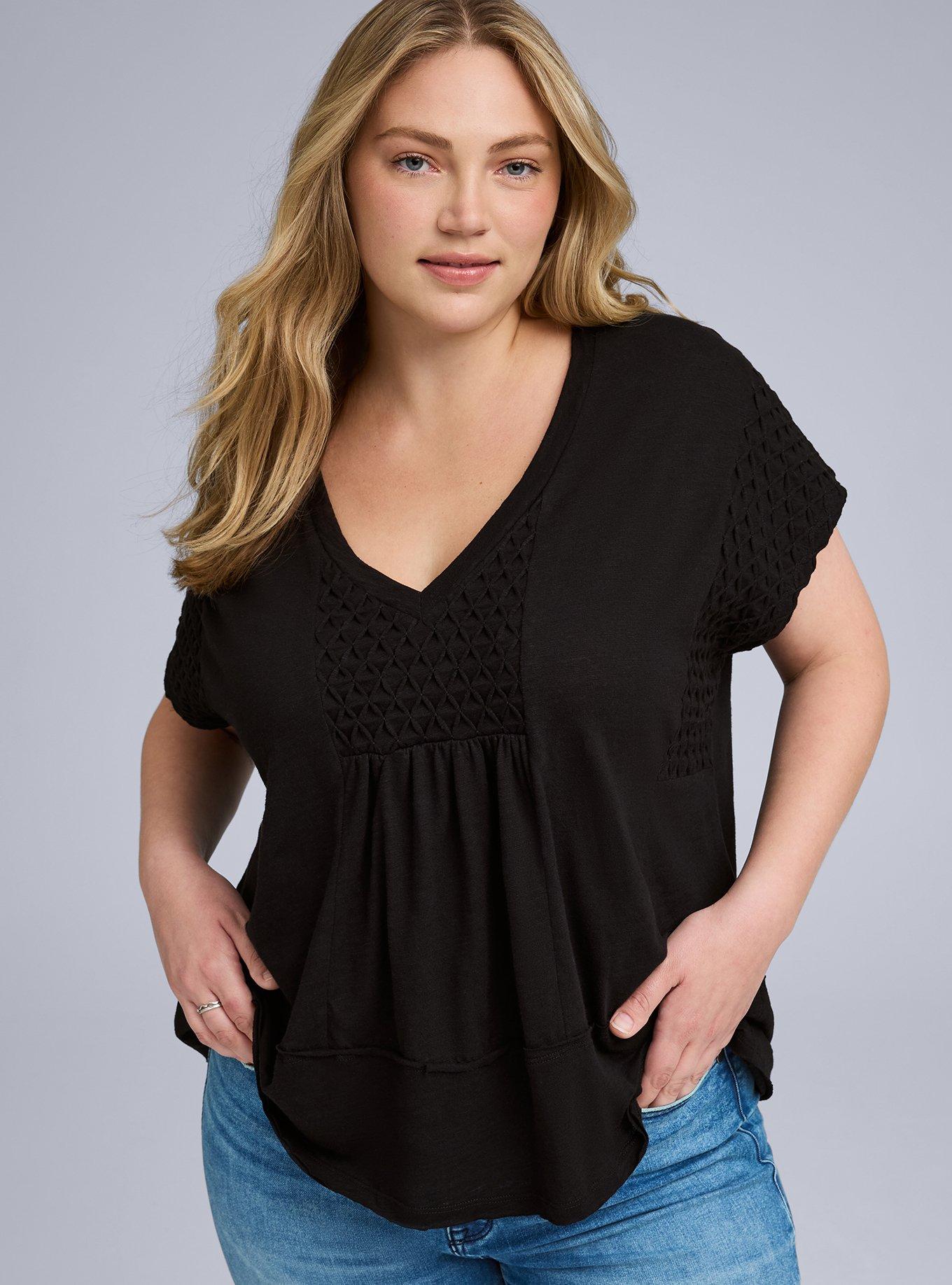 Belle Isle Pintuck Trapeze Top