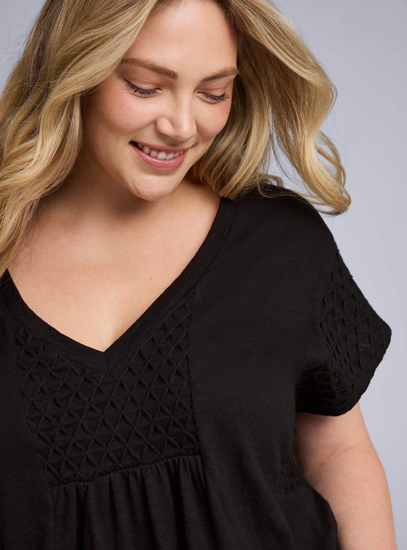 Belle Isle Pintuck Trapeze Top